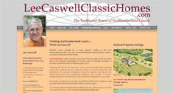 Desktop Screenshot of leecaswellclassichomes.com